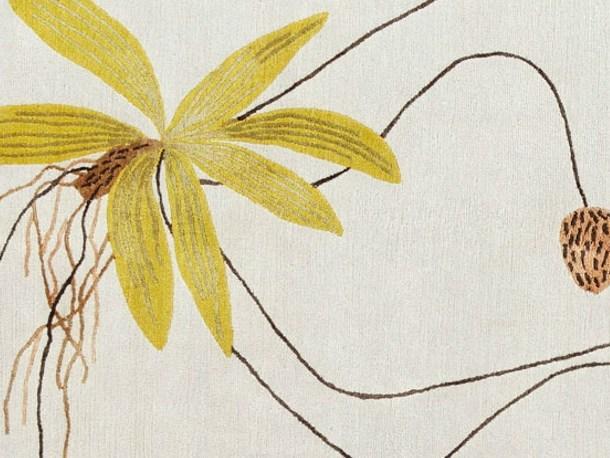 Deirdre Dyson Прямоугольный ковер с цветочным рисунком 2012 67  - Вид №1