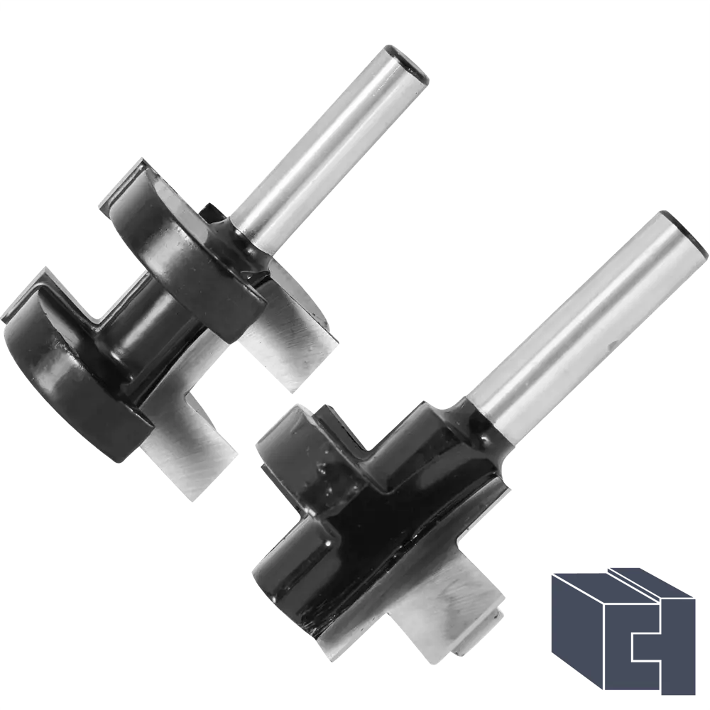 85635400 Набор фрез пазошиповых по дереву 1412006, 2 шт. STLM-1399446 Santreyd 