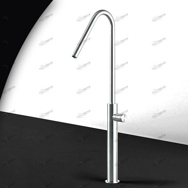 Смеситель для раковины HIRO HIR7L серебристый глянцевый Radomonte