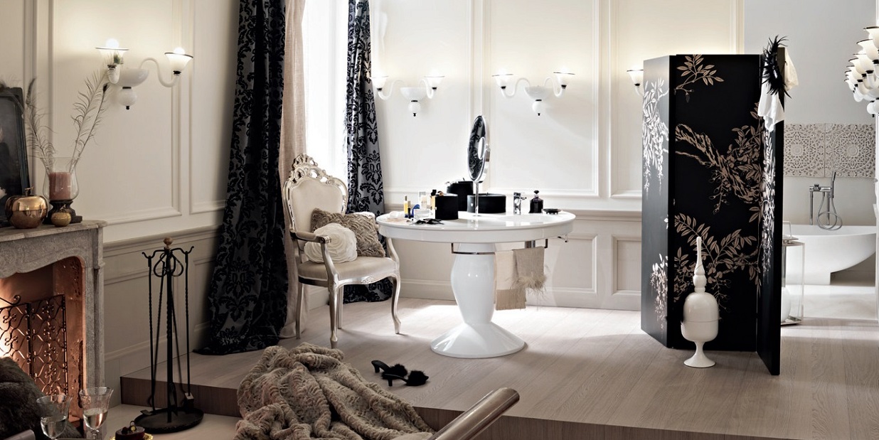 Комплект мебели YVAN цвет жемчужно белый Ypsilon VANITY FVBL - Вид №3