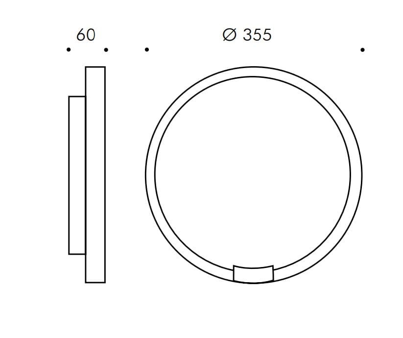 Литье под давлением алюминиевый открытый настенный / потолочный светильник SIMES Mood ARCH-00148568 - Вид №5