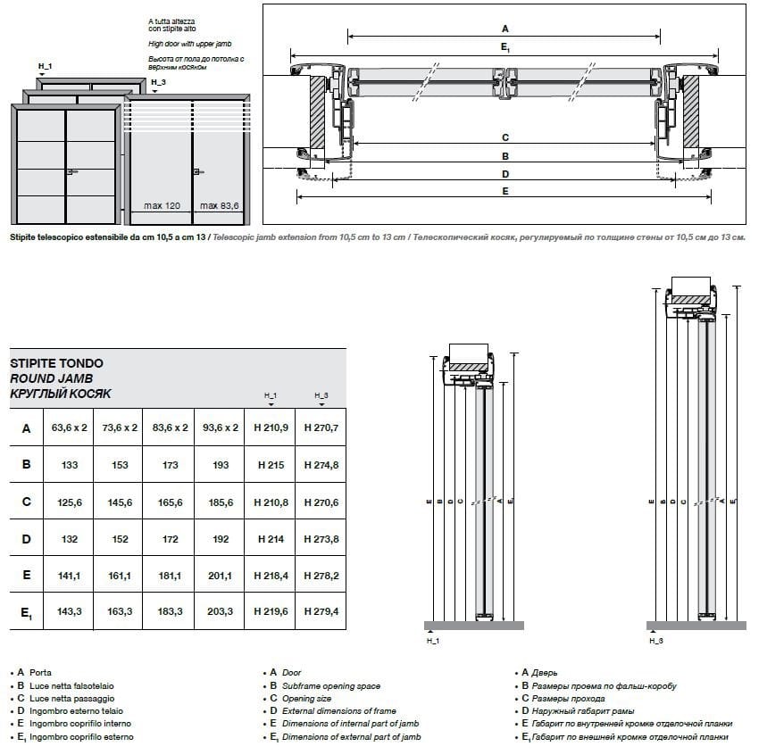 Матовое стекло распашная дверь Longhi Aluminiun Chic-Doors ARCH-00072285 - Вид №9