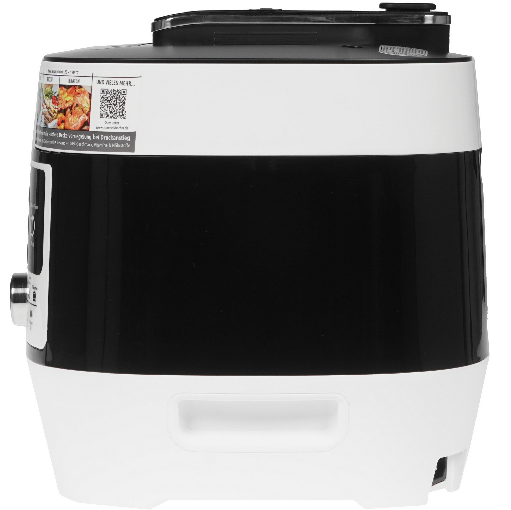 8134869 Мультиварка-скороварка Rommelsbacher MD 1000 белый STDN-0048021 - Вид №2