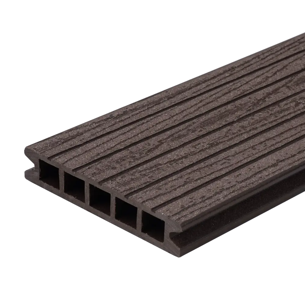 Террасная доска ДПК MultiDeck цвет Венге 3000x150x27 мм вельвет 0.45 м² 85473646 STLM-2094155 МУЛЬТИДЕК  - Вид №1