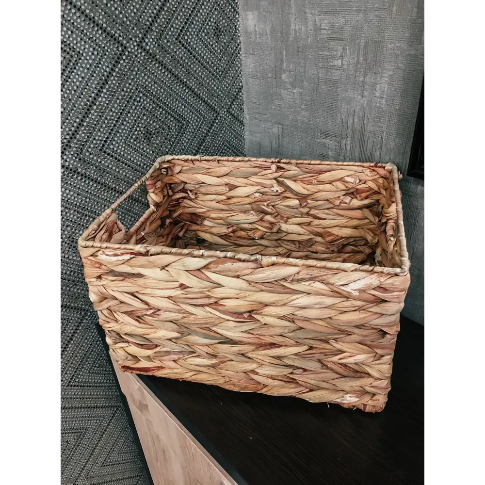 Корзина стеллажная Золотистый колос 22x19x31 см 13 л гиацинт цвет бежевый 82232208 STLM-2021302 Santreyd EW-79 L - Вид №9