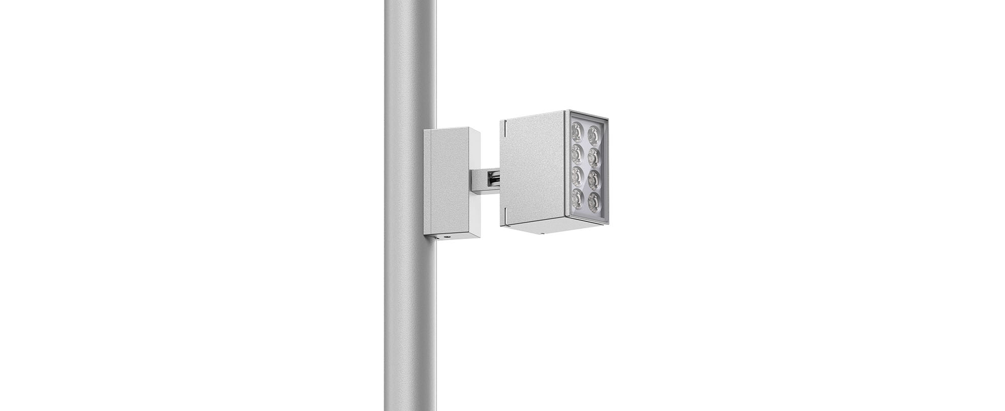 8720201 Уличное освещение  Platek TARGET MEDIUM Su palo  TARGET MEDIUM On pole - 8 LED RGBW 9°  - Вид №1