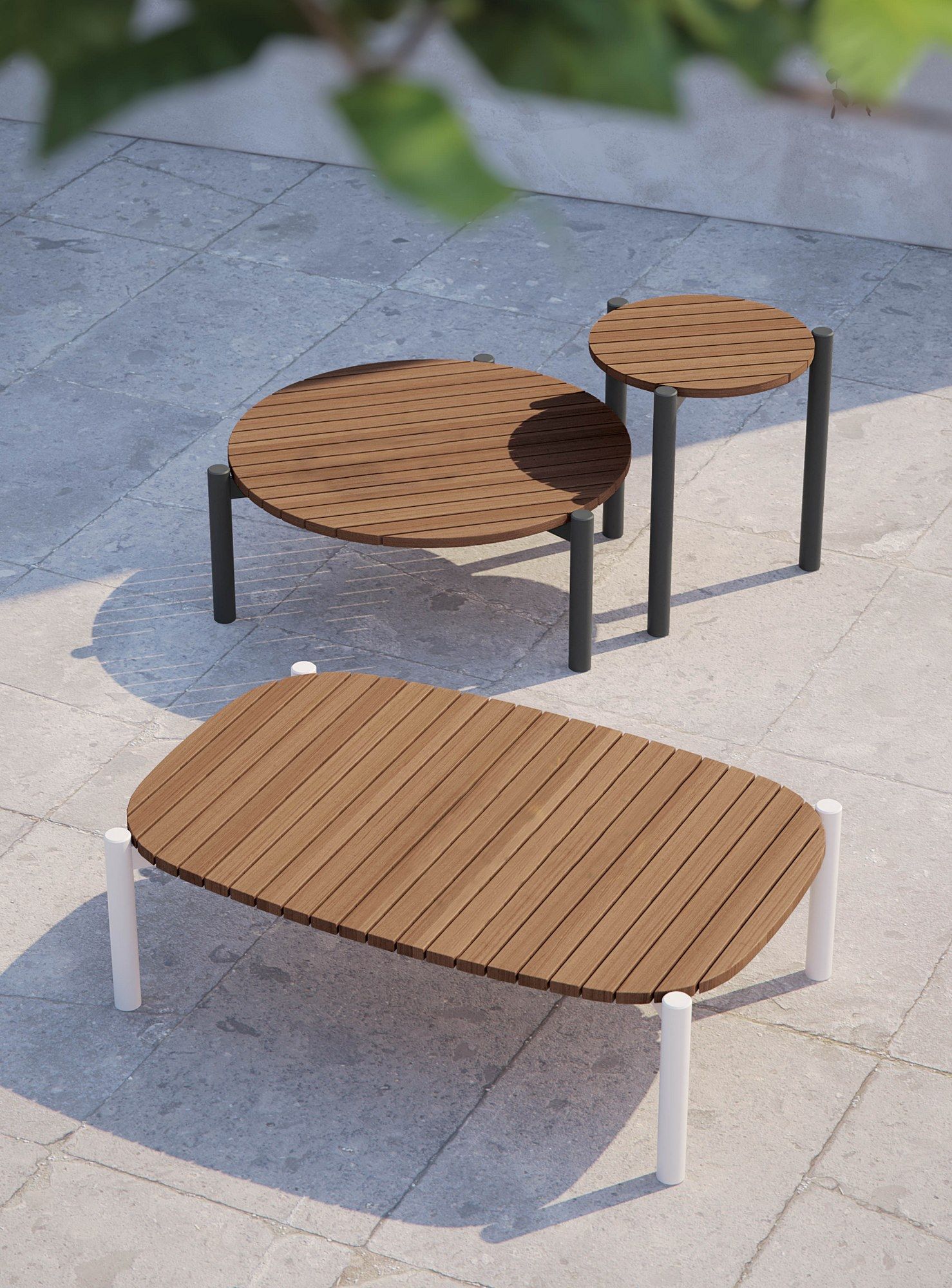 Прямоугольный садовый столик из тика и алюминия Atmosphera ARCH-00122548 - Вид №8