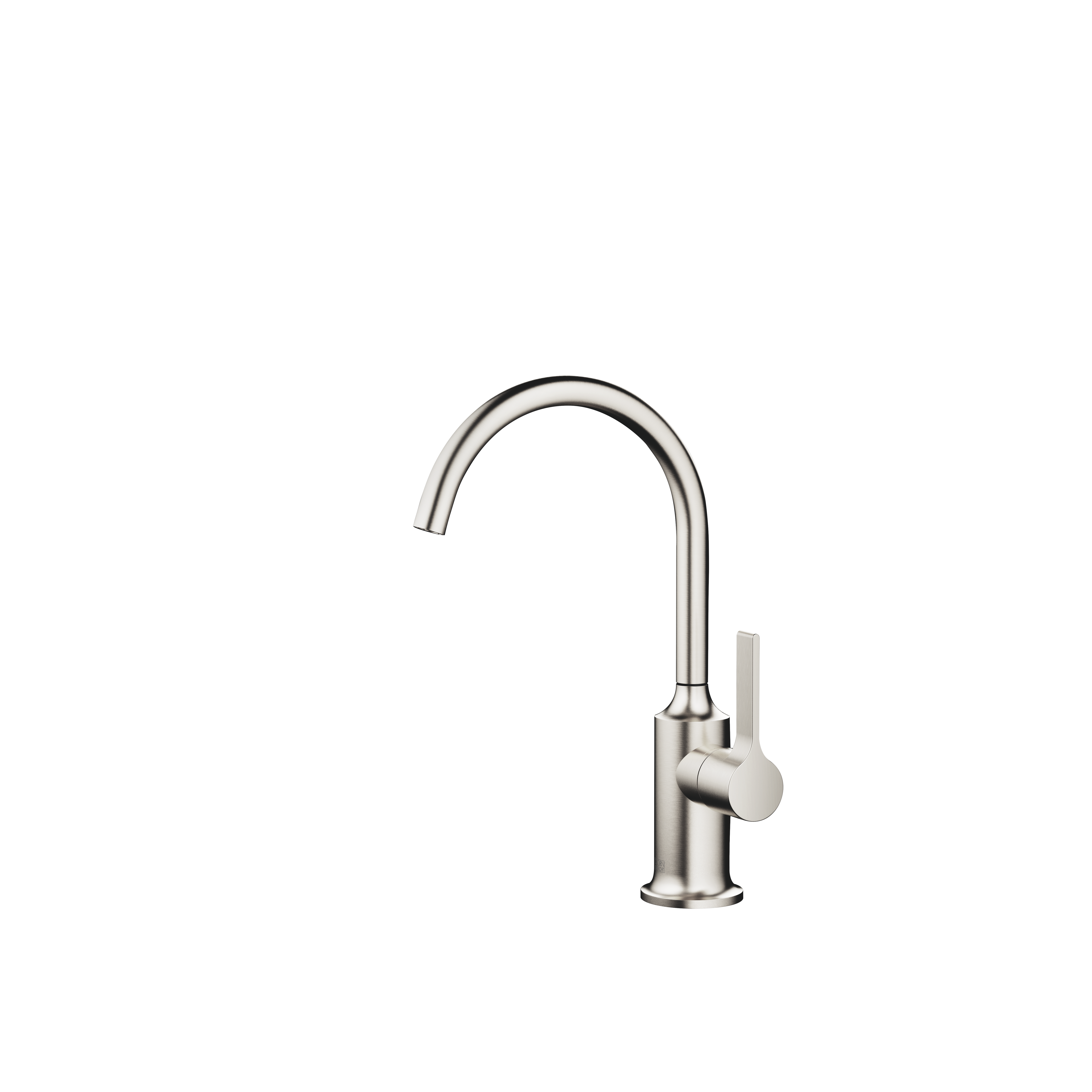 VAIA Смеситель для раковины, однорычажный, без донного клапана - Brushed Platinum 33521809-06 DornBracht