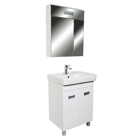 O-mebel напольная тумба Таис-М белая ящики айвари, корпус бетон ORANGE sun-id-1517200 - Вид №2