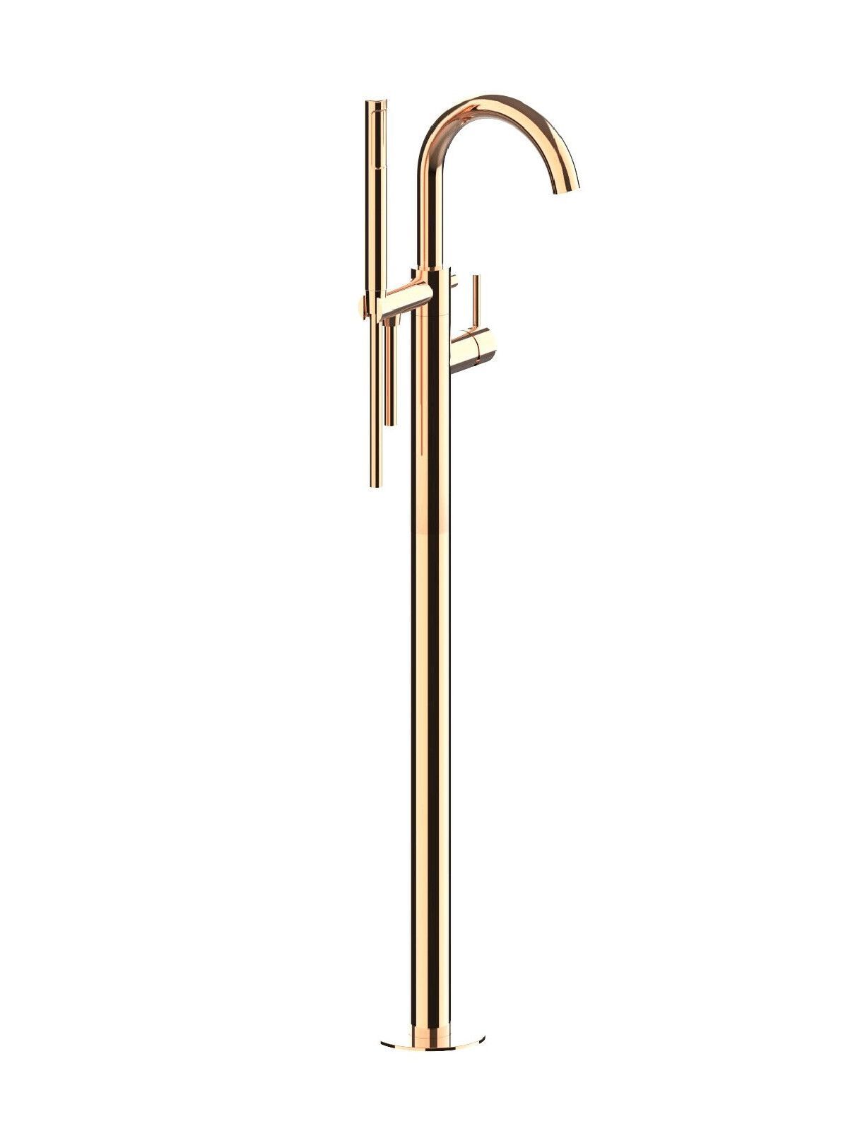 Однорычажный смеситель для ванны с ручным душем Rubinetterie Frattini Pepe XL ARCH-00061708 - Вид №11