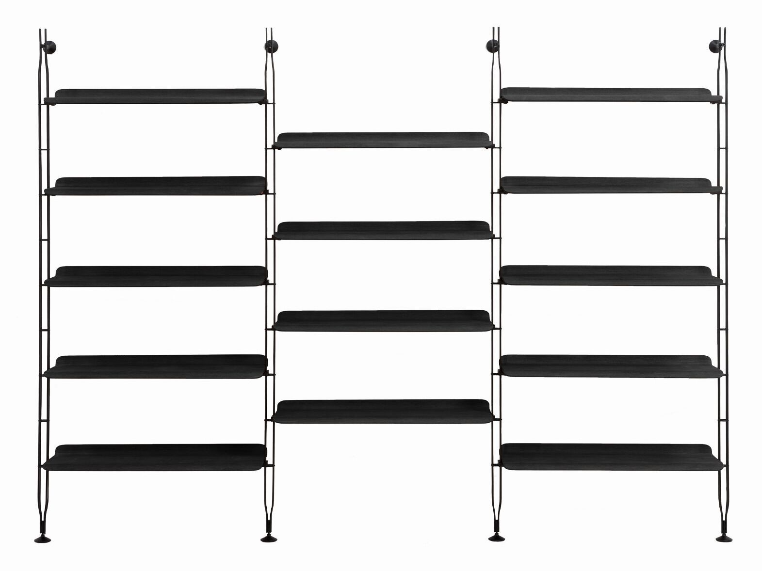 Модульный настенный книжный шкаф из стали и дерева Kartell ADAM WOOD ARCH-00134654 - Вид №25