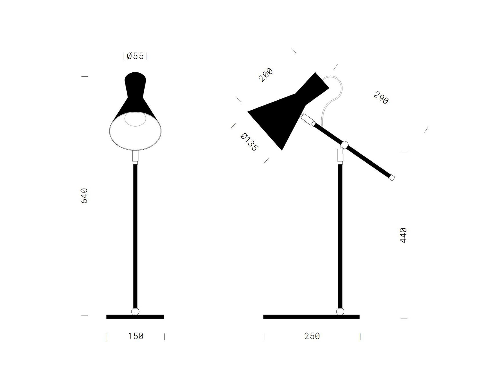 Регулируемая светодиодная настольная лампа Renzo Serafini IMBUTO APPOGGIO ARCH-00055402 - Вид №5
