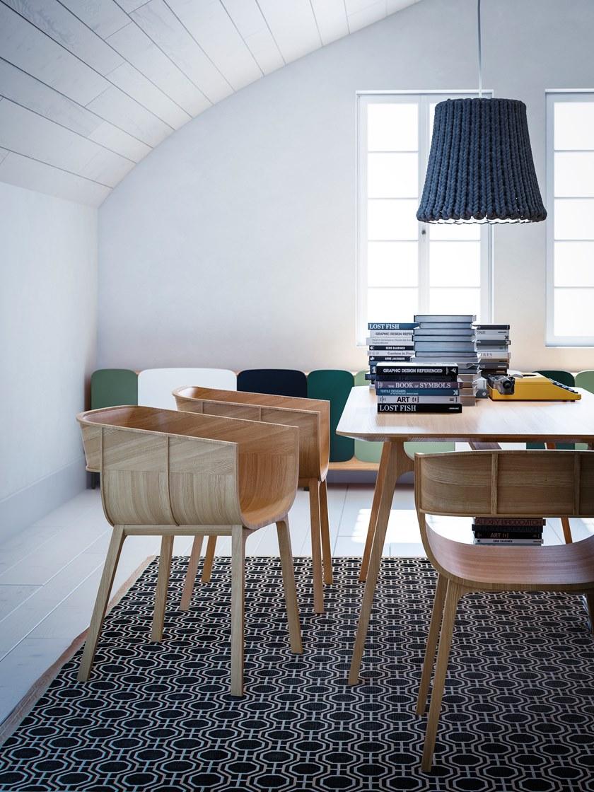 Casamania & Horm Стул дубовый с подлокотниками Maritime sun-id-1436959 - Вид №1