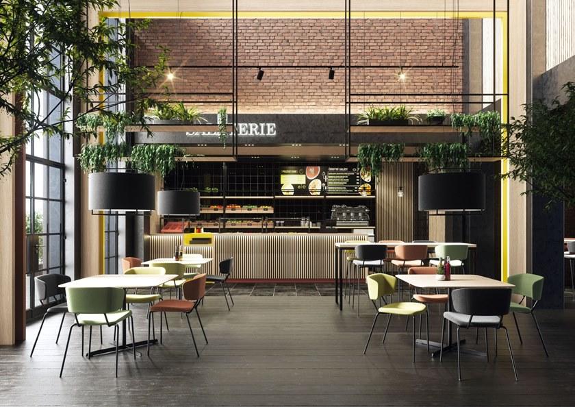 LD Seating Высокий табурет из ткани со спинкой и подставкой для ног Flexi chair Flexi 122-n1 - Вид №7