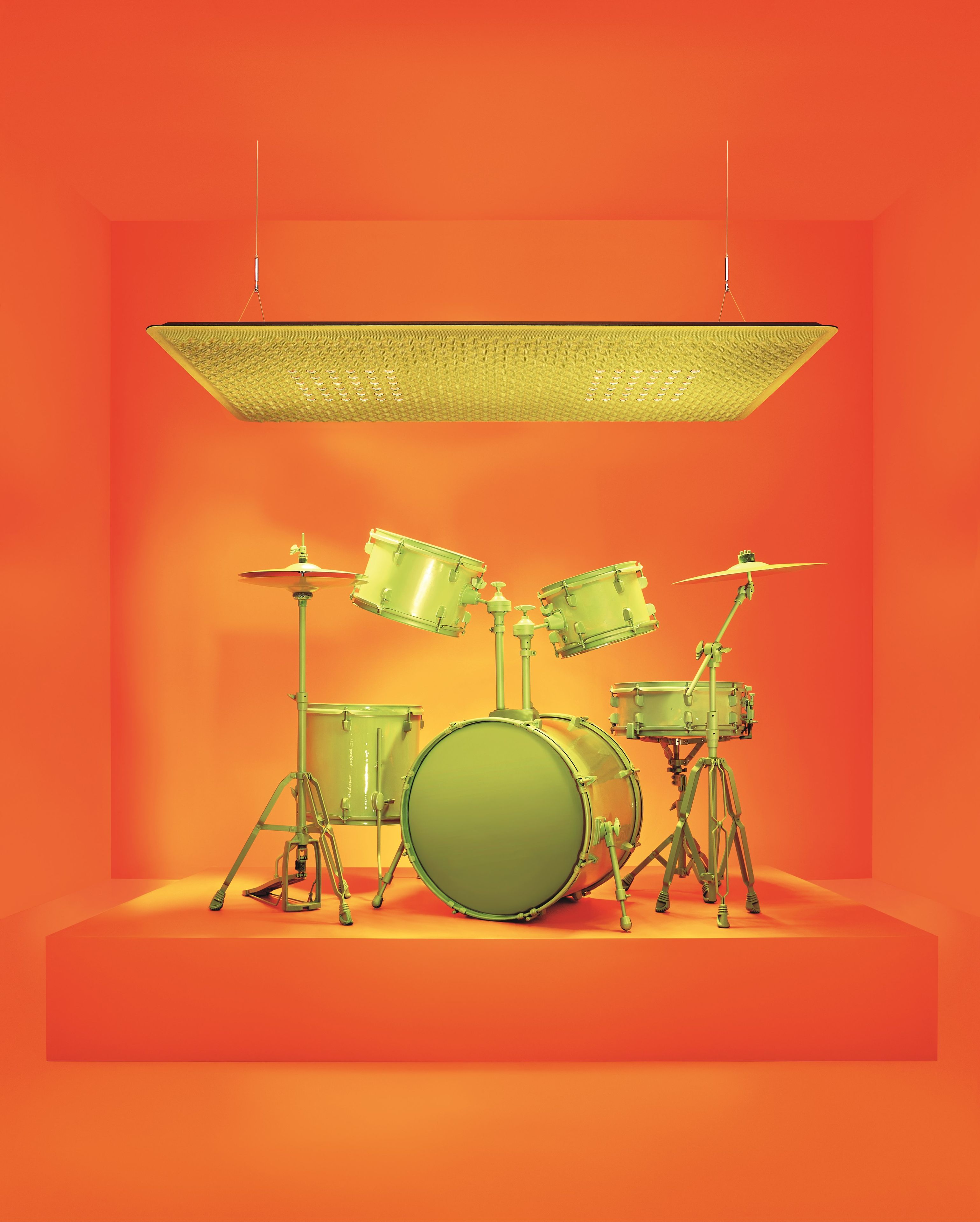 Акустическая подвесная панель / тканевая подвесная лампа Artemide Eggboard ARCH-00109054 - Вид №12