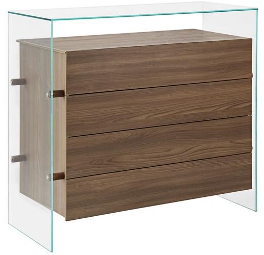 Maiullari Комод из особо прозрачного стекла и меламина Encore sun-id-1459686 - Вид №1