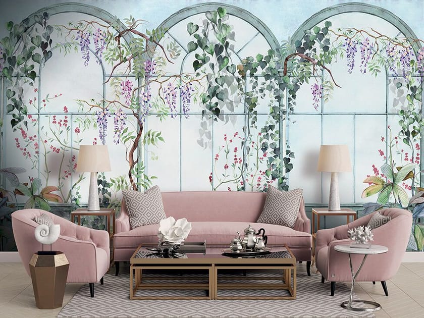 Обои с цветочными мотивами Jannelli&Volpi SERRA MORESCA ARCH-00062389