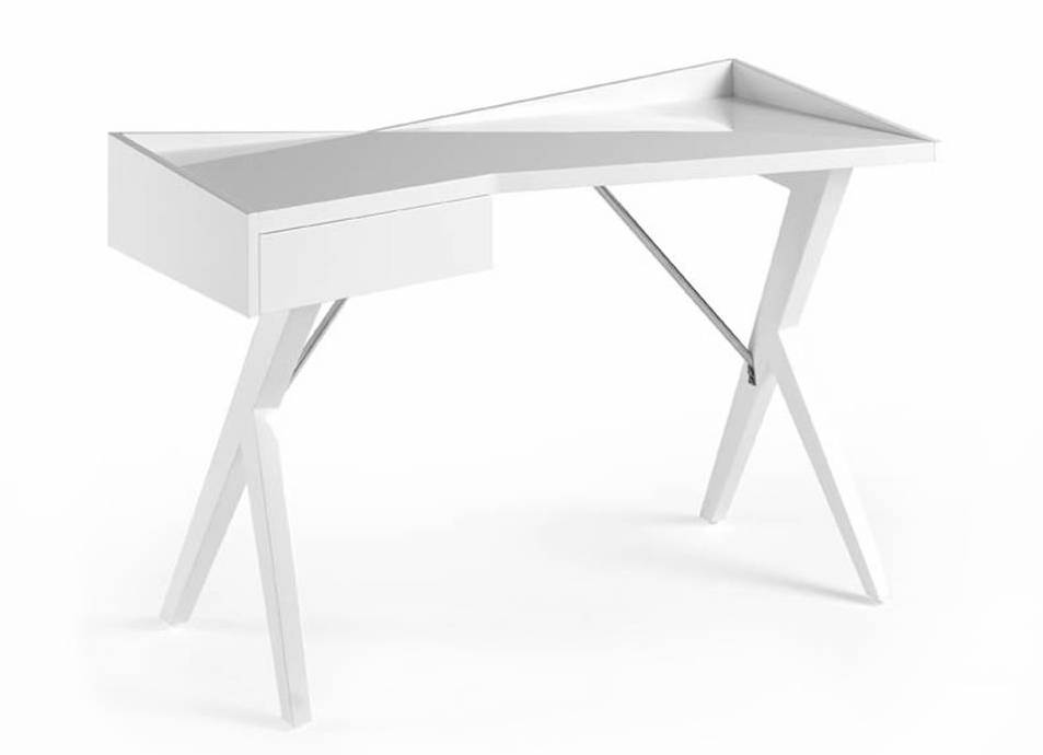 Письменный стол белый с ящиком Comodidad от Angel Cerda ANGEL CERDA  345215 Белый  - Вид №2