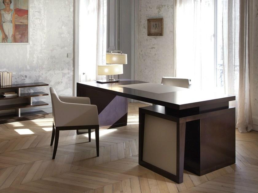 HUGUES CHEVALIER Деревянный стол с полками Iconic sun-id-1441222 - Вид №4