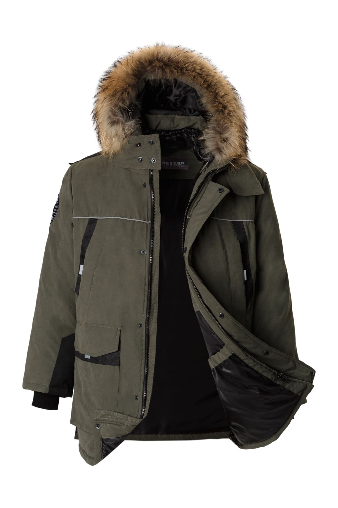 5035757 Куртка "Простор" утепленная хаки  Зимняя спецодежда  размер 52-54/170-176  - Вид №3