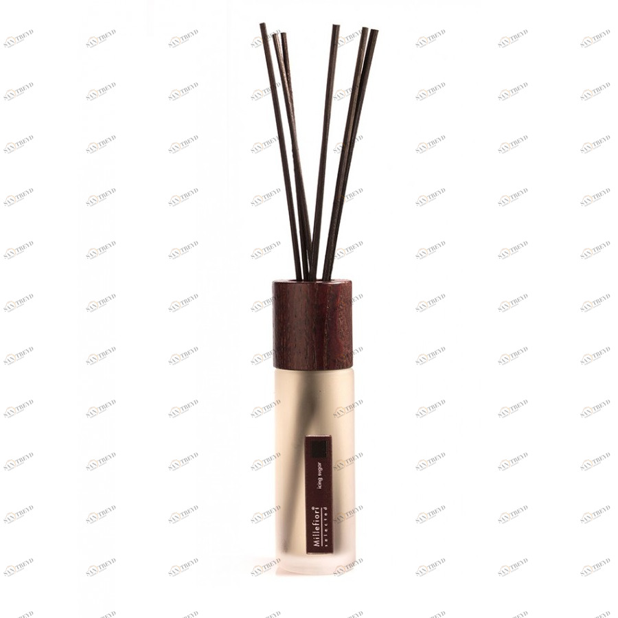 Диффузор с палочками 100мл "Сахарная пудра" Icing sugar MILLEFIORI MILANO ЦВЕТЫ 267526 Коричневый 