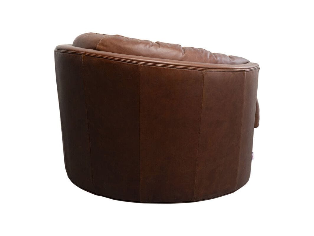 Кожаное вращающееся кресло с подлокотниками KARE Design MUSIC HALL ARCH-00135852 - Вид №3