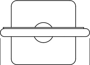 AVA 006 Держатель стакана/дозатора жидкого мыла ELLUX Avantgarde - Вид №1