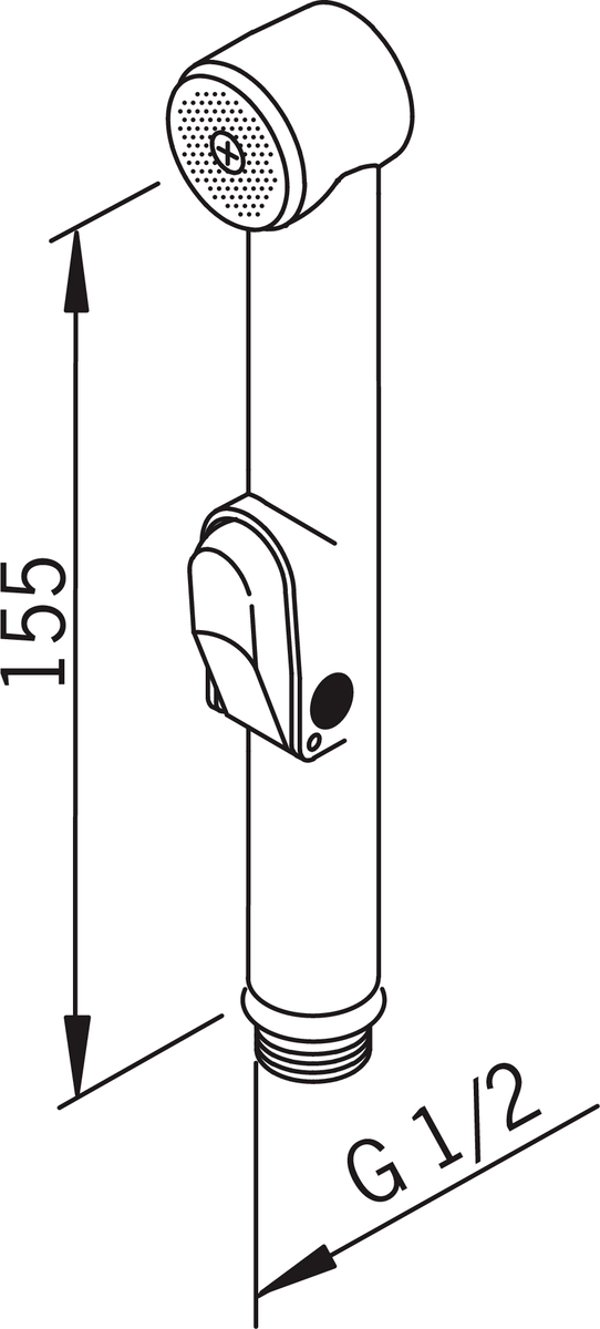 Oras 242039-11 Ручной душ 242039-11  Белый  - Вид №2