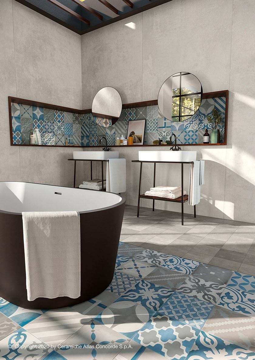 Atlas Concorde Настенная / напольная плитка из керамогранита с эффектом энкаустики Venti boost sun-id-1400680 - Вид №23