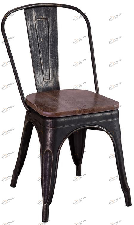 361 Стул Tolix Wood Винтаж R-HOME 920104HW