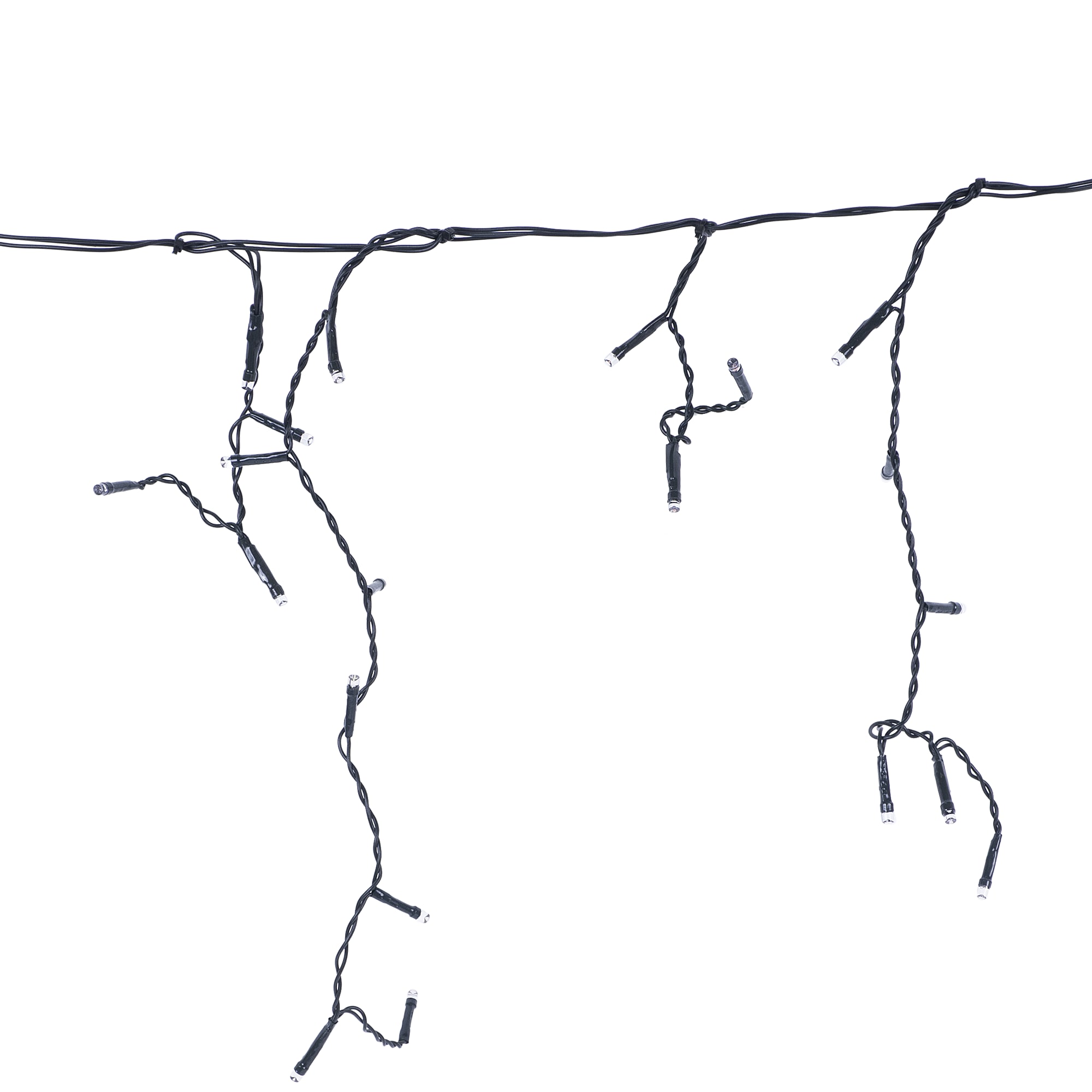 14041006 Электрогирлянда наружная «Бахрома» 5.9 м 300 LED белый холодный Santreyd  - Вид №1