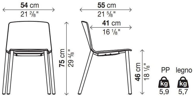 Kristalia Штабелируемый стул из массива дерева Rama sun-id-1510924 - Вид №4