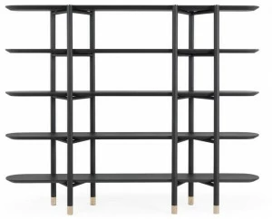 ETRO Home Interiors Открытый двухсторонний деревянный стеллаж Woodstock E.woo.541.a