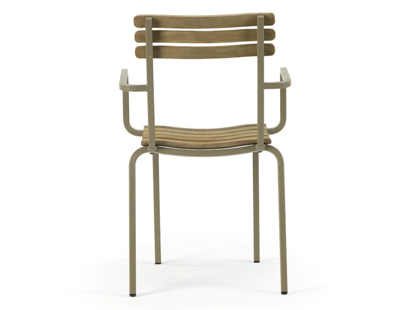 Штабелируемый садовый стул из тикового дерева Ethimo Laren ARCH-00089384 - Вид №3