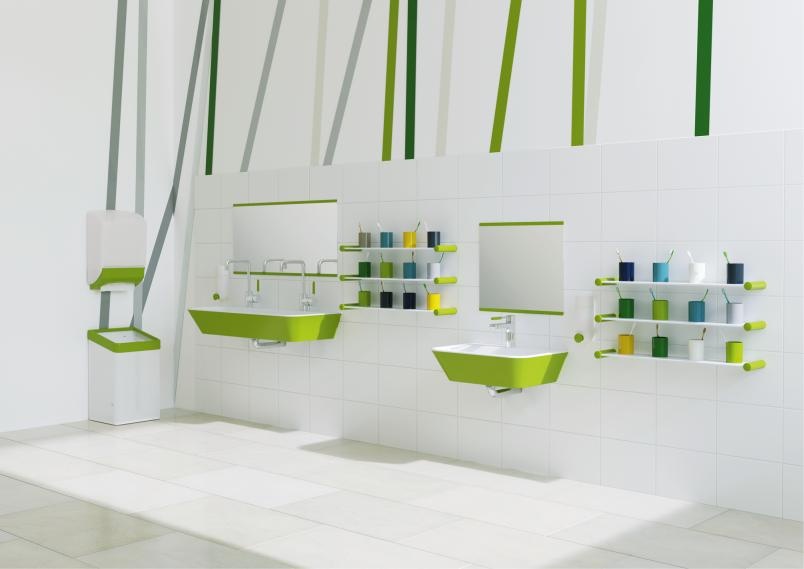 AQ1.12M10640 Однорычажный смеситель для раковины HEWI Kids - Вид №18