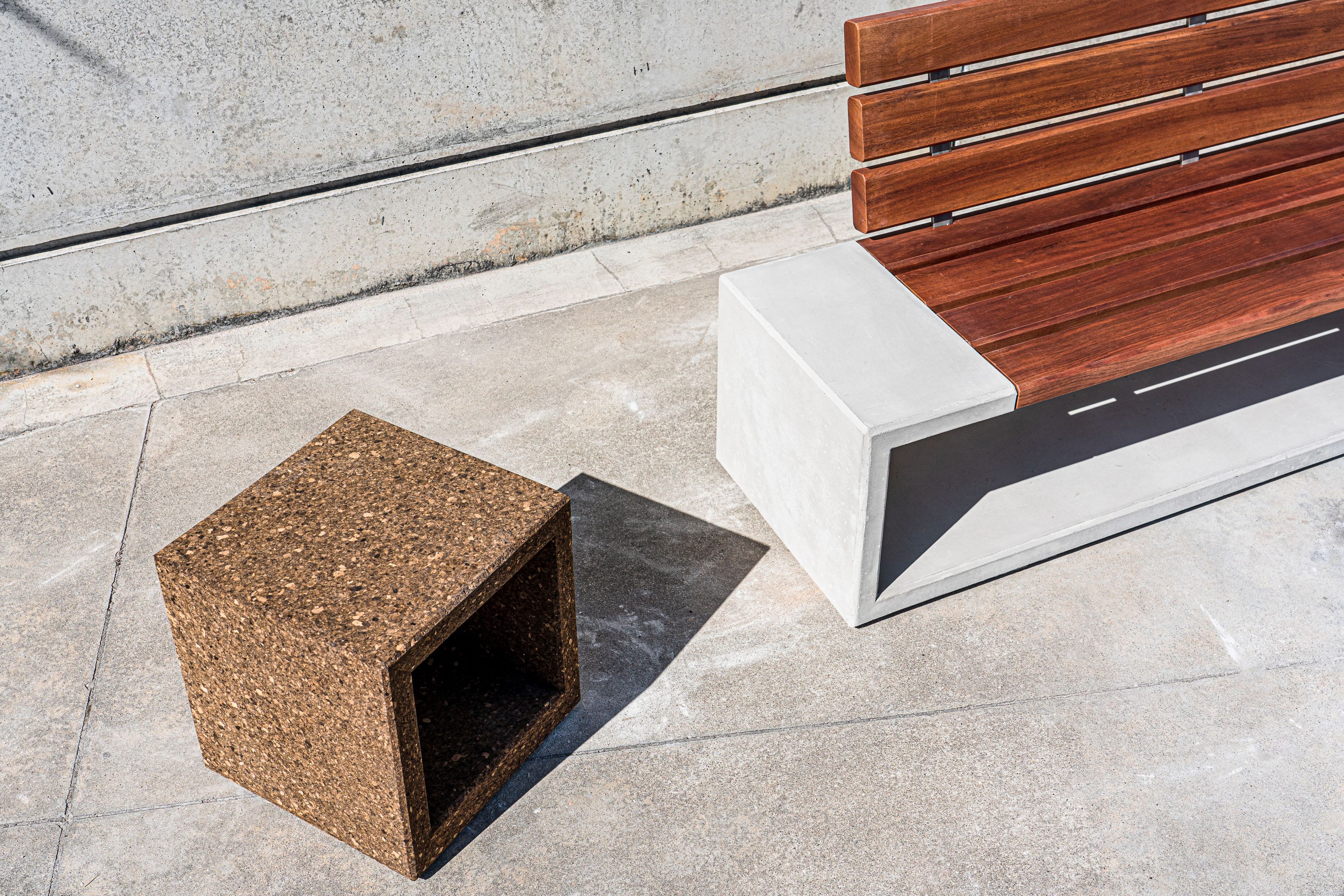 Квадратный пробковый журнальный столик SIT Outline ARCH-00077063 - Вид №5