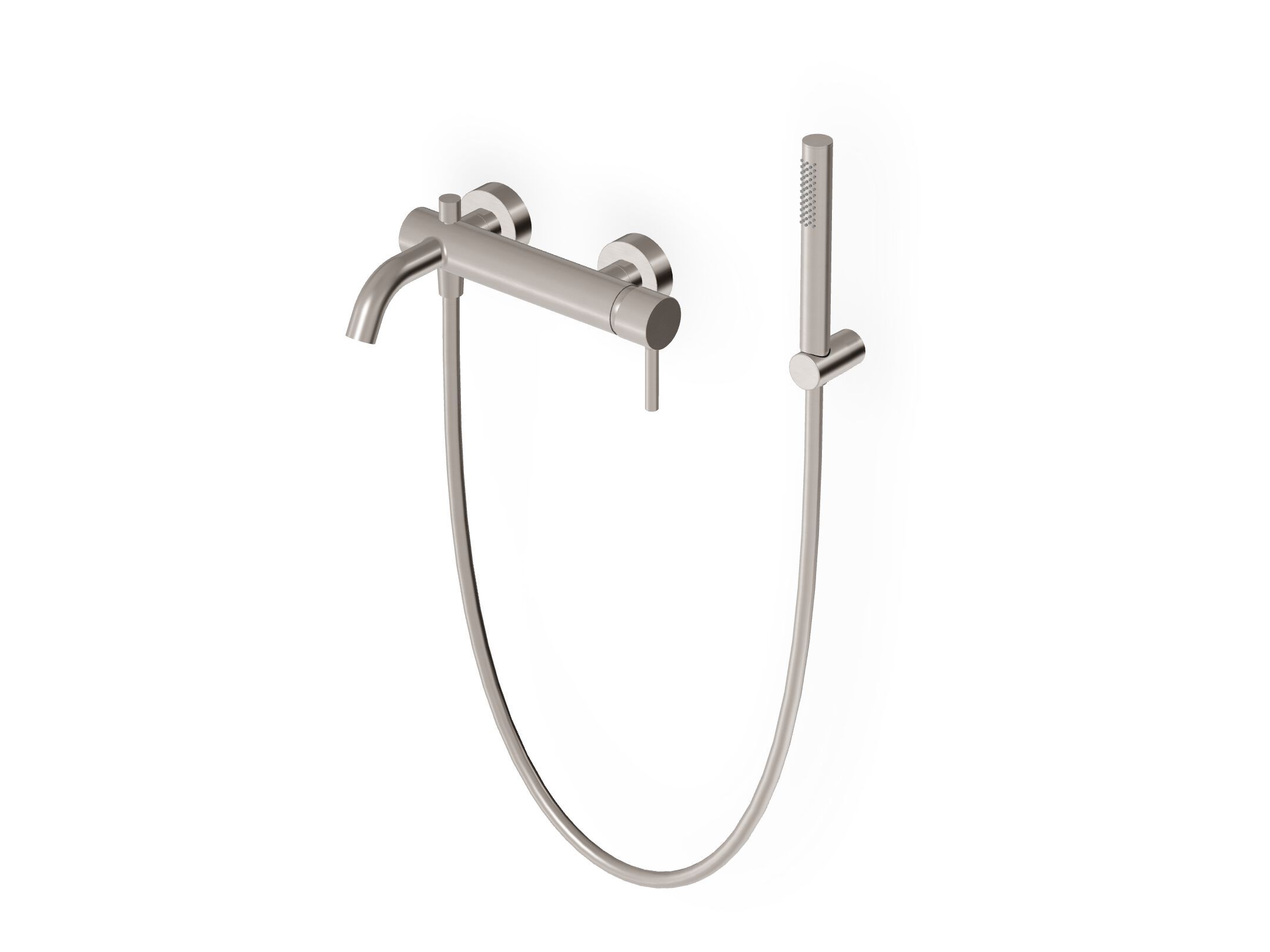 Однорычажный настенный смеситель для ванны / душа с ручным душем Zucchetti Pan S ARCH-00024323 - Вид №10
