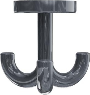 477.90.052 тройной крючок HEWI System 111 | Polyamid 