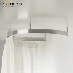 Душевое ограждение COOPER из 4-х сигментов металлическое