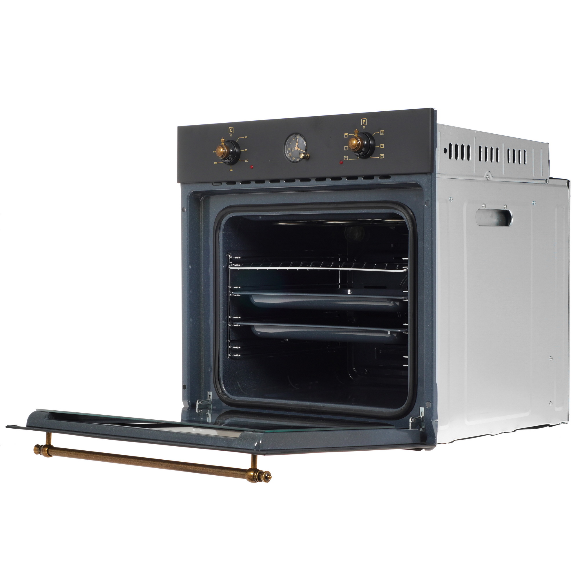 1197014 Электрический духовой шкаф MBS DE-606BL черный STDN-0064630 - Вид №4