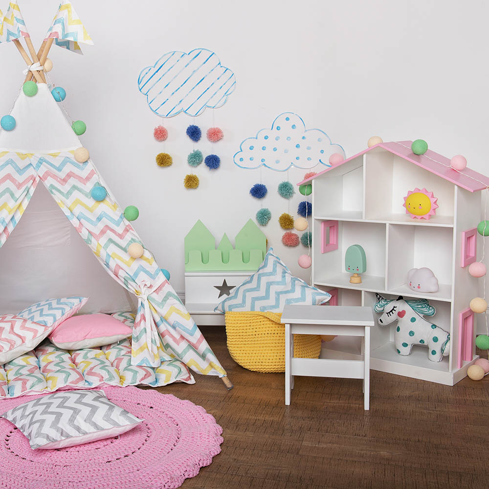 Полка-домик Verona желтый VAMVIGVAM  282239 Молочный Santreyd  - Вид №6