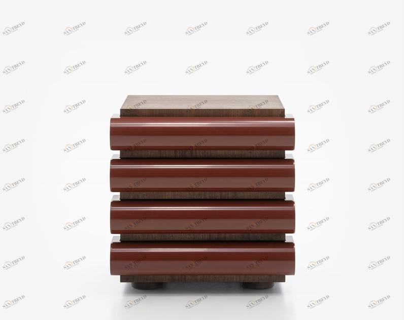 ACERBIS Прикроватная тумбочка из лакированной древесины с ящиками Storet sun-id-1466993