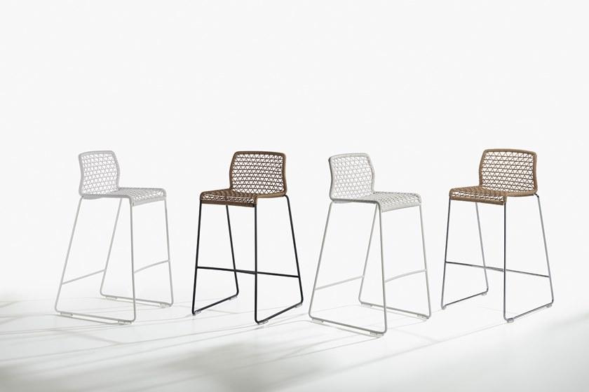 Potocco Высокий табурет с подставкой для ног Vela 698/a - Вид №2