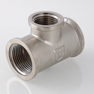 VTr.750.N.0705 Фитинг резьбовой – тройник переходной Valtec 1 1/4" х 3/4" х 1 1/4"  - Вид №7