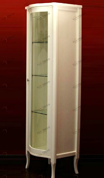 Витрина MIGLIORE Bella ML.BLL-VT451.DS со стеклянной дверцей, слоновая кость ML.BLL-VE451.DS