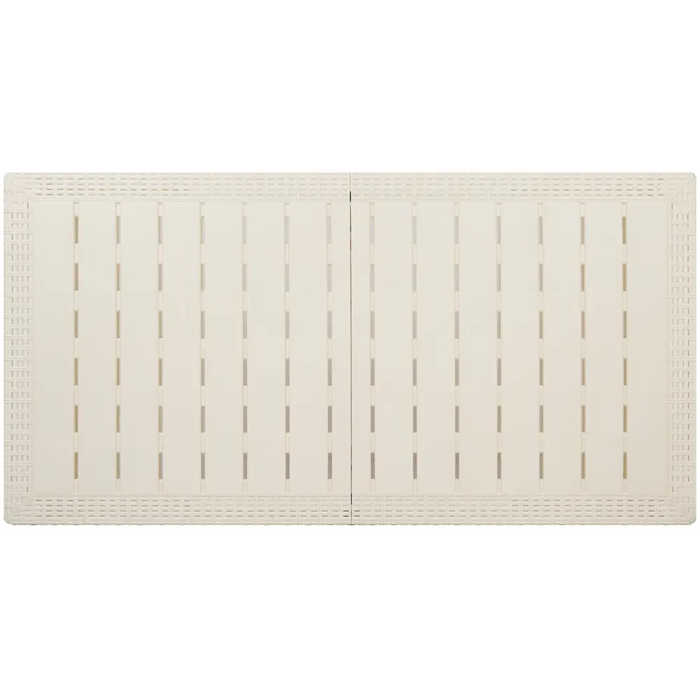 Стол Ingreen Rattan 153.2х78.9х70 см пластик бежевый STLM-2029910 - Вид №2