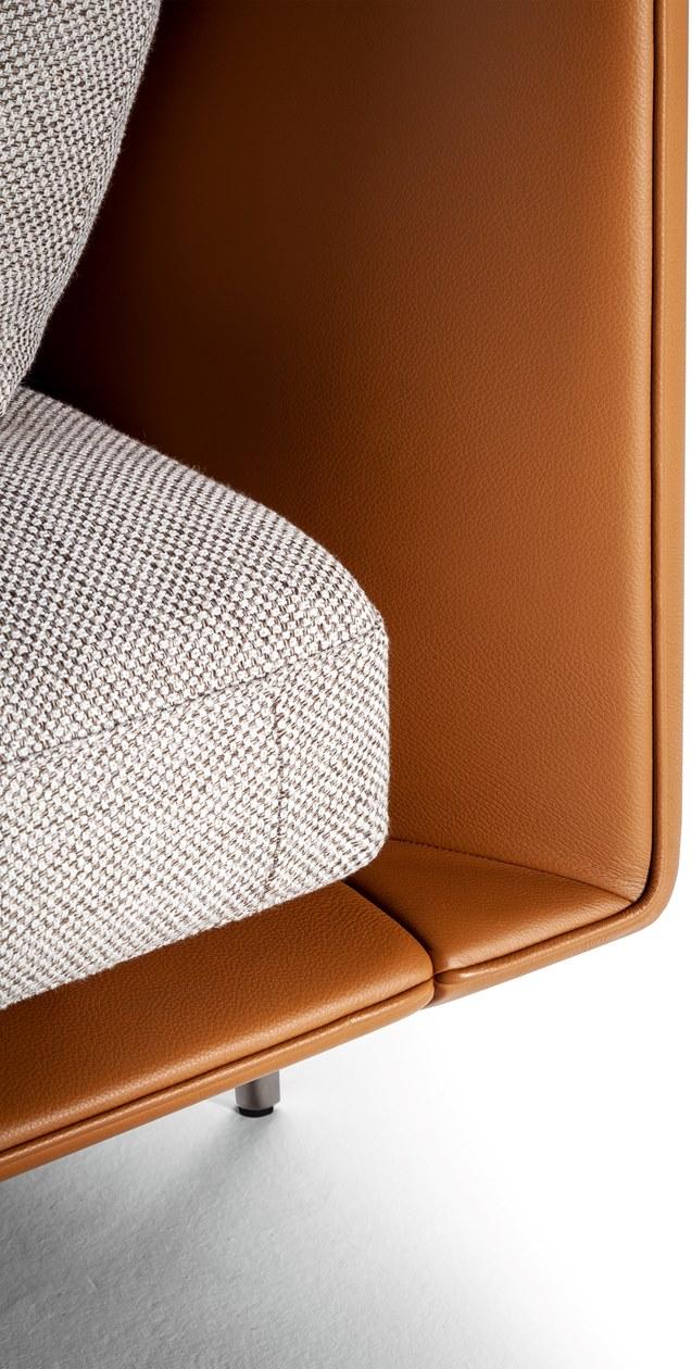 Poltrona Frau Модульный диван из кожи и ткани La collezione - divani e poltrone sun-id-1487212 - Вид №10