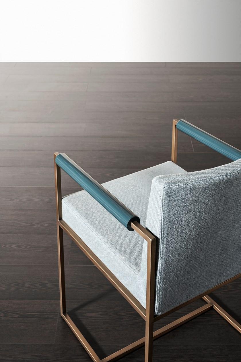 Meridiani Стул с обивкой и подлокотниками Rider sun-id-1352893 - Вид №5