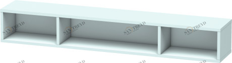 LC120000909 Элемент полки (горизонтальный) L-Cube #LC1200 800 x 140 мм Светло-голубой матовый декор Duravit