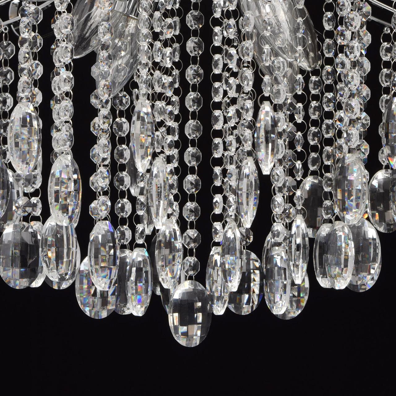 Потолочная люстра De Markt City Бриз 464018106 DE MARKT ДИЗАЙНЕРСКИЕ, БРИЗ 181794 Хром  - Вид №1